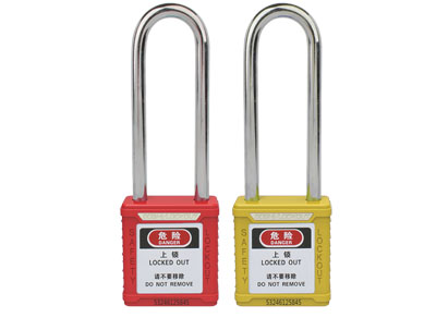 Safety padlock supplier-Long Shackle Safety Padlock
